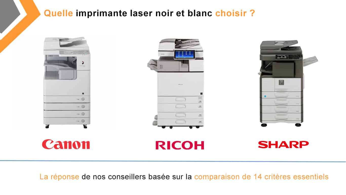 Quelle imprimante laser noir et blanc choisir ?